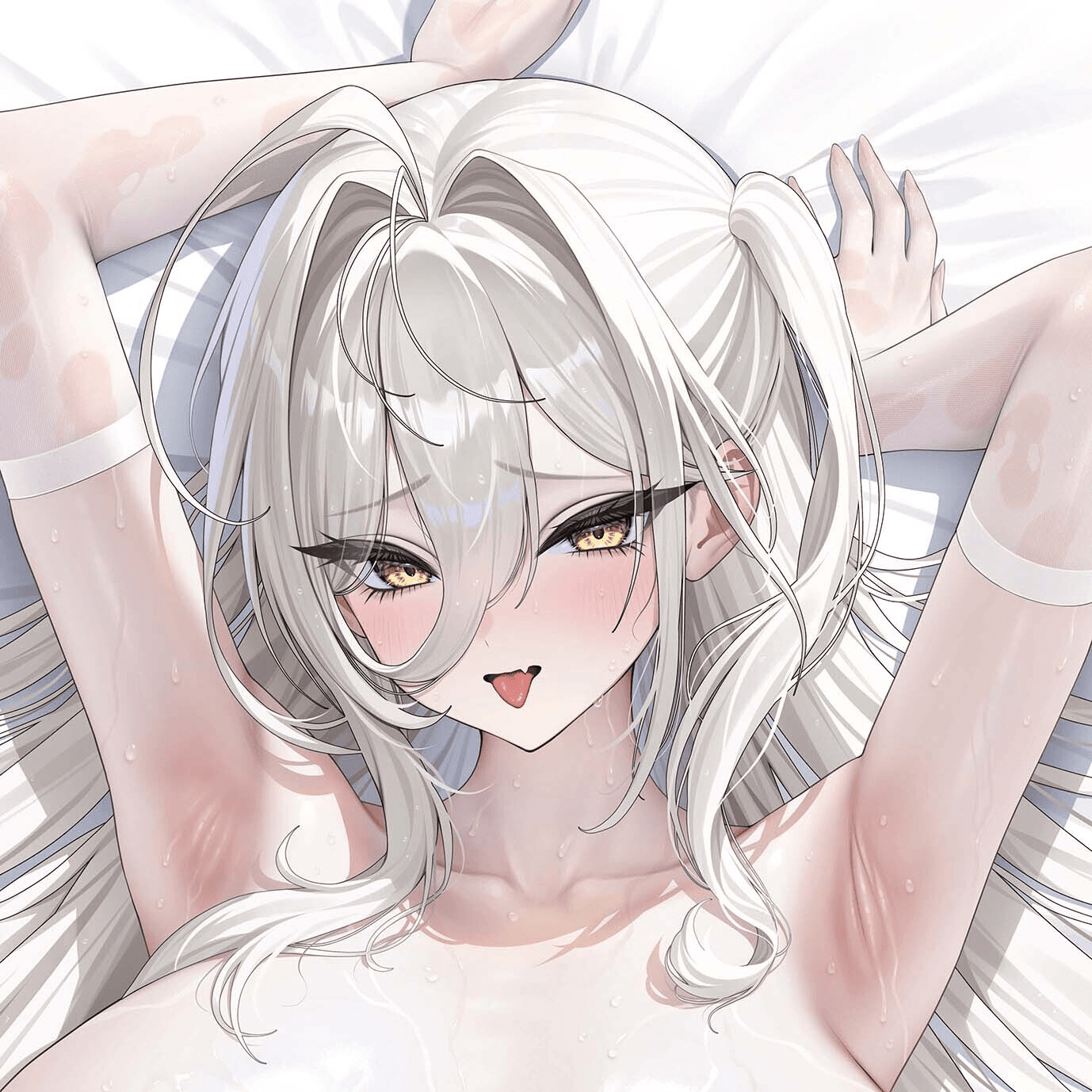 白競泳水着